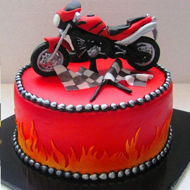 Торт красный мотоцикл купить - кемерово.сладкоежкин.рф