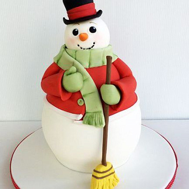 Торт добрый снеговик купить - кемерово.сладкоежкин.рф